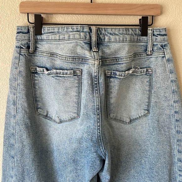 Lovervet High Rise Barrel Jeans Women’s 30/11 Light Wash Baggy Loose LV1502 Pant - Picture 4 of 16